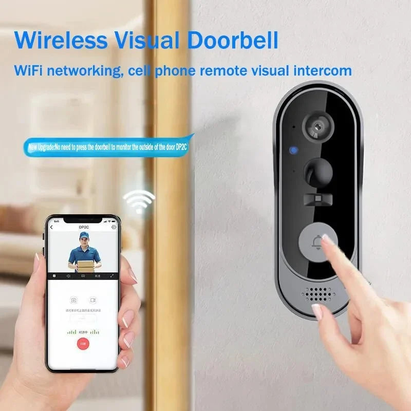 Tuya WiFi Video Doorbell – HD Camera & Outdoor Security
