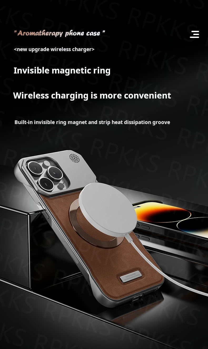 Business Leather iPhone Case – Magsafe Magnetic Armor