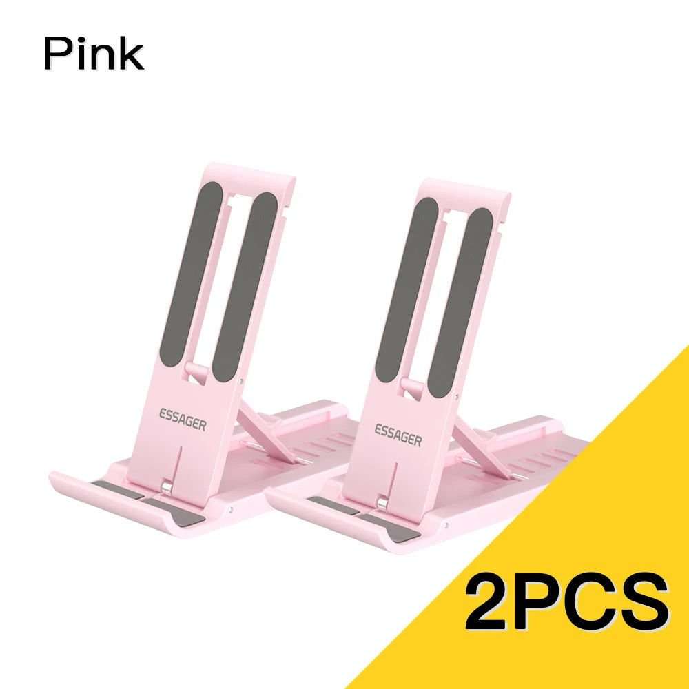 Essager Universal Desktop Mobile Phone Holder Stand For iphone14 13 Pro Max iPad Xiaomi Foldable Desk Bracket Portable Stand New
