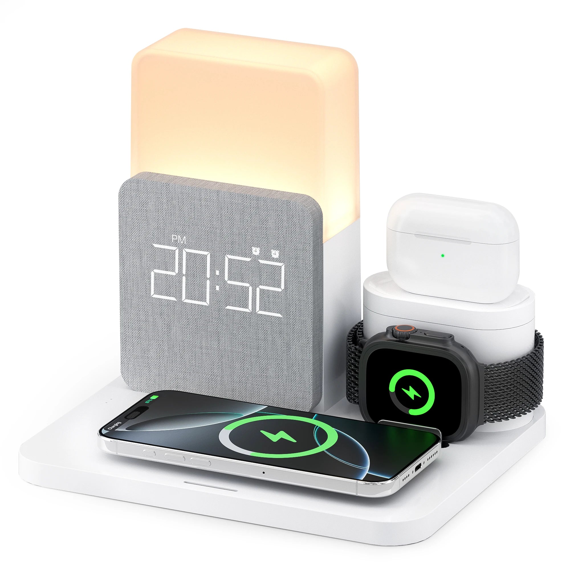 Magnetic Wireless Charging Dock – Fast Desktop Charger for Smartphones