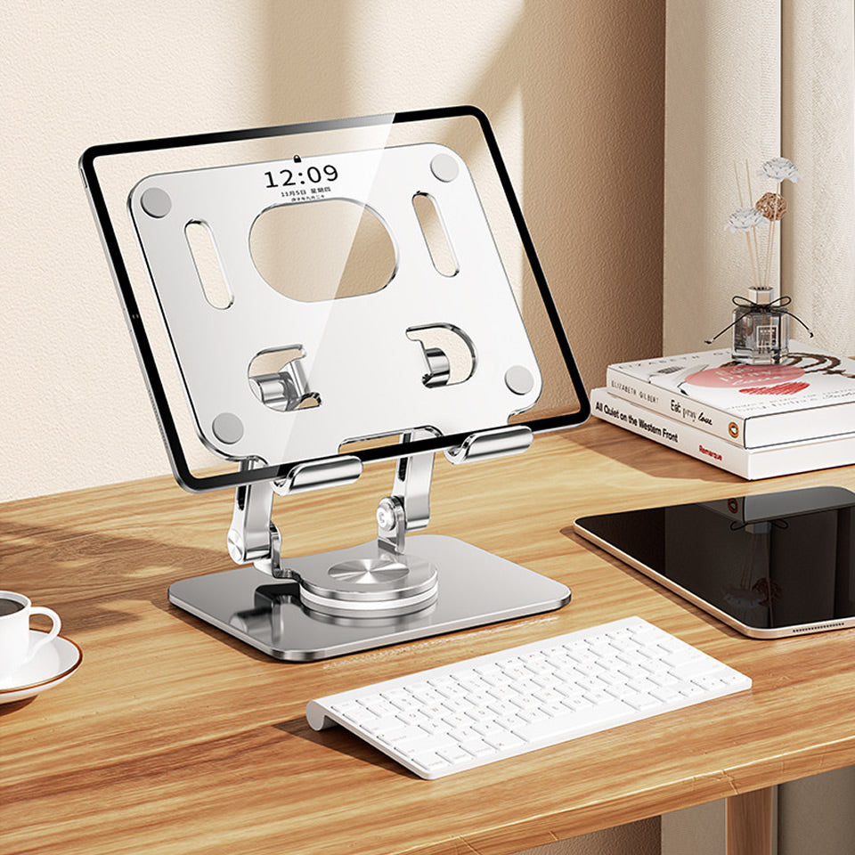 360° Tablet Stand – Adjustable Foldable iPad Holder