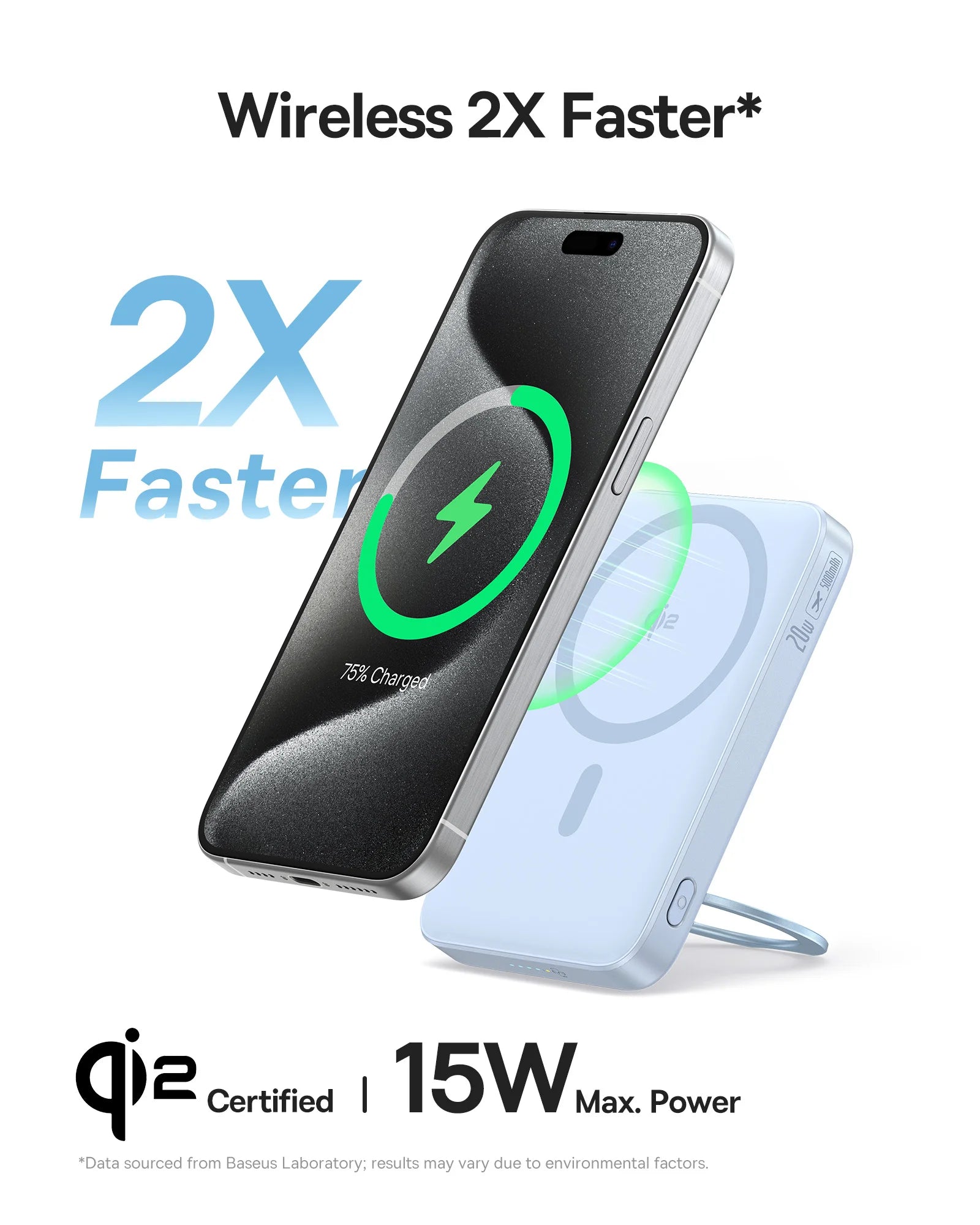 Magnetic Power Bank with Kickstand – Baseus 5000mAh