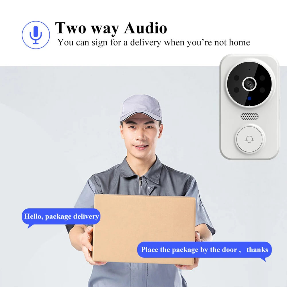 WiFi Smart Audio Doorbell – 2-Way Video Intercom for Home