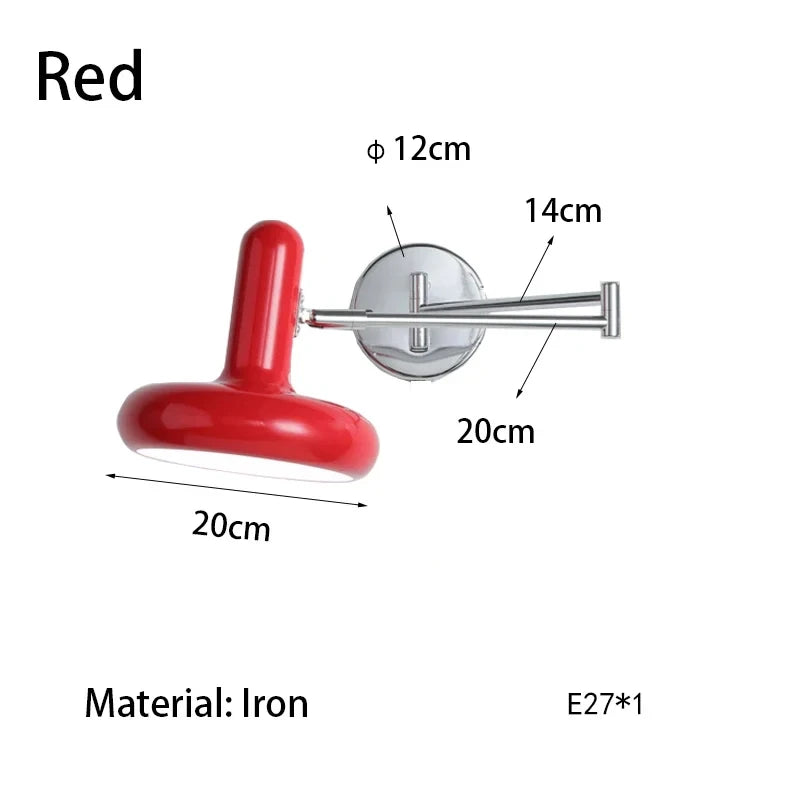 Retractable LED Wall Lamp – Sliding Bedside Lamp