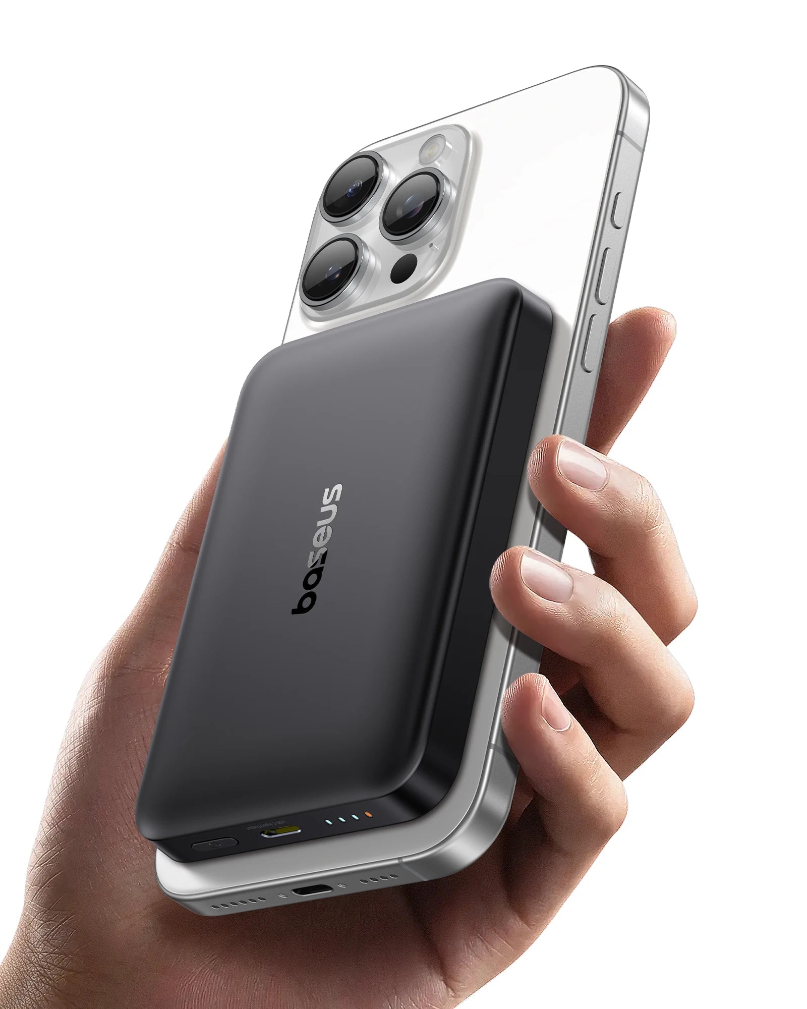 Baseus Qi2 Magnetic Power Bank 10000mAh – Fast Wireless & Wired Charging