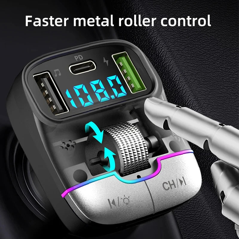 Xiaomi FM Transmitter Bluetooth 5.4 – Car AUX Player