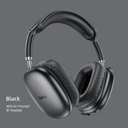 Black over-ear headphones with 'hoco.' branding on a gray background