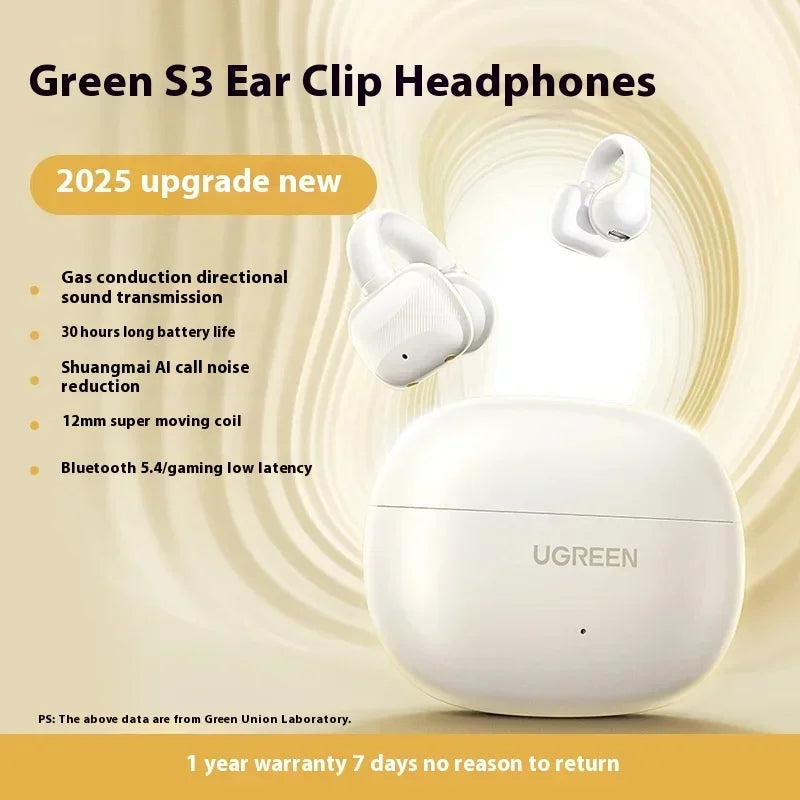 UGREEN HiTune S3 TWS Bluetooth Earphones – Hifi Sound, Noise Reduction, Open-Ear