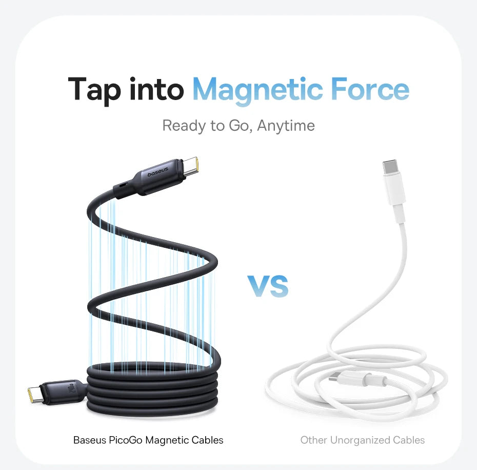Baseus Picogo 240W Magnetic USB-C Fast Charging Cable