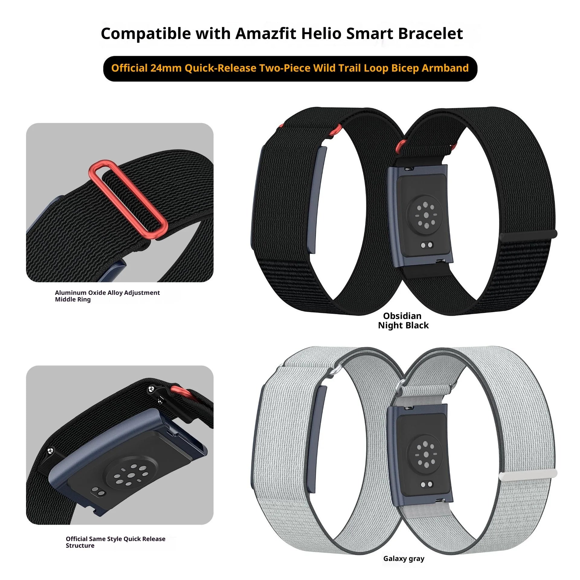“Nylon Sport Band for Amazfit – Adjustable & Comfortable”