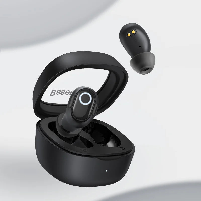 Baseus WM02 Wireless Earphones – TWS, Mini, 25H Battery