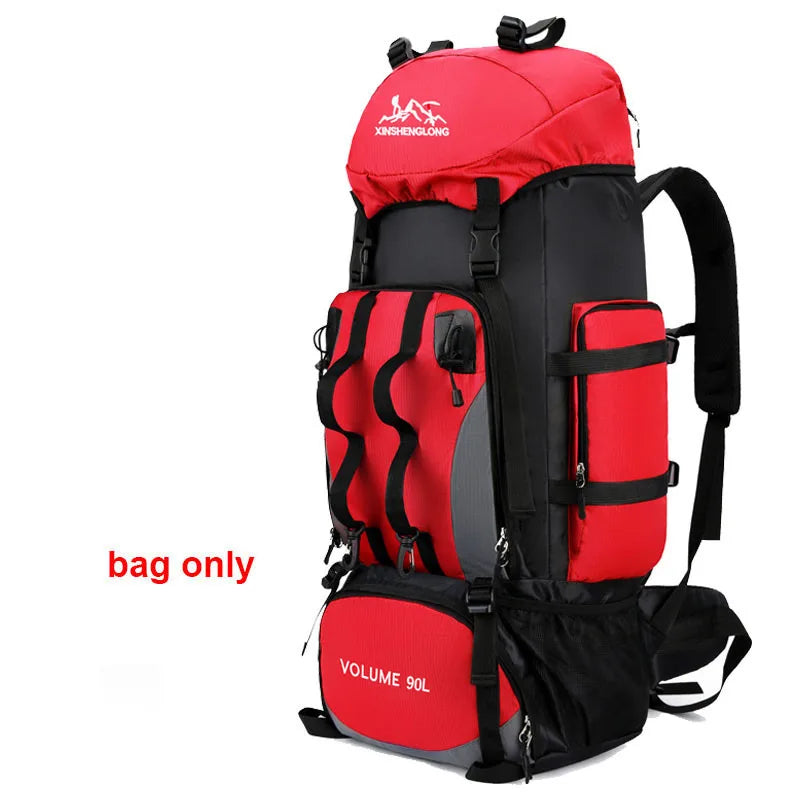 90L Waterproof Hiking Backpack – Large Capacity Camping & Trekking Bag