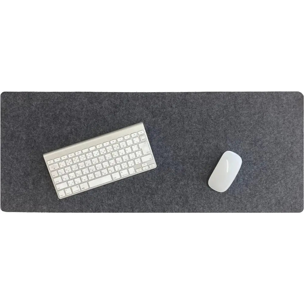 Gaming & Office Desk Mat – Wool Felt, Non-Slip, Large Keyboard Mouse Pad