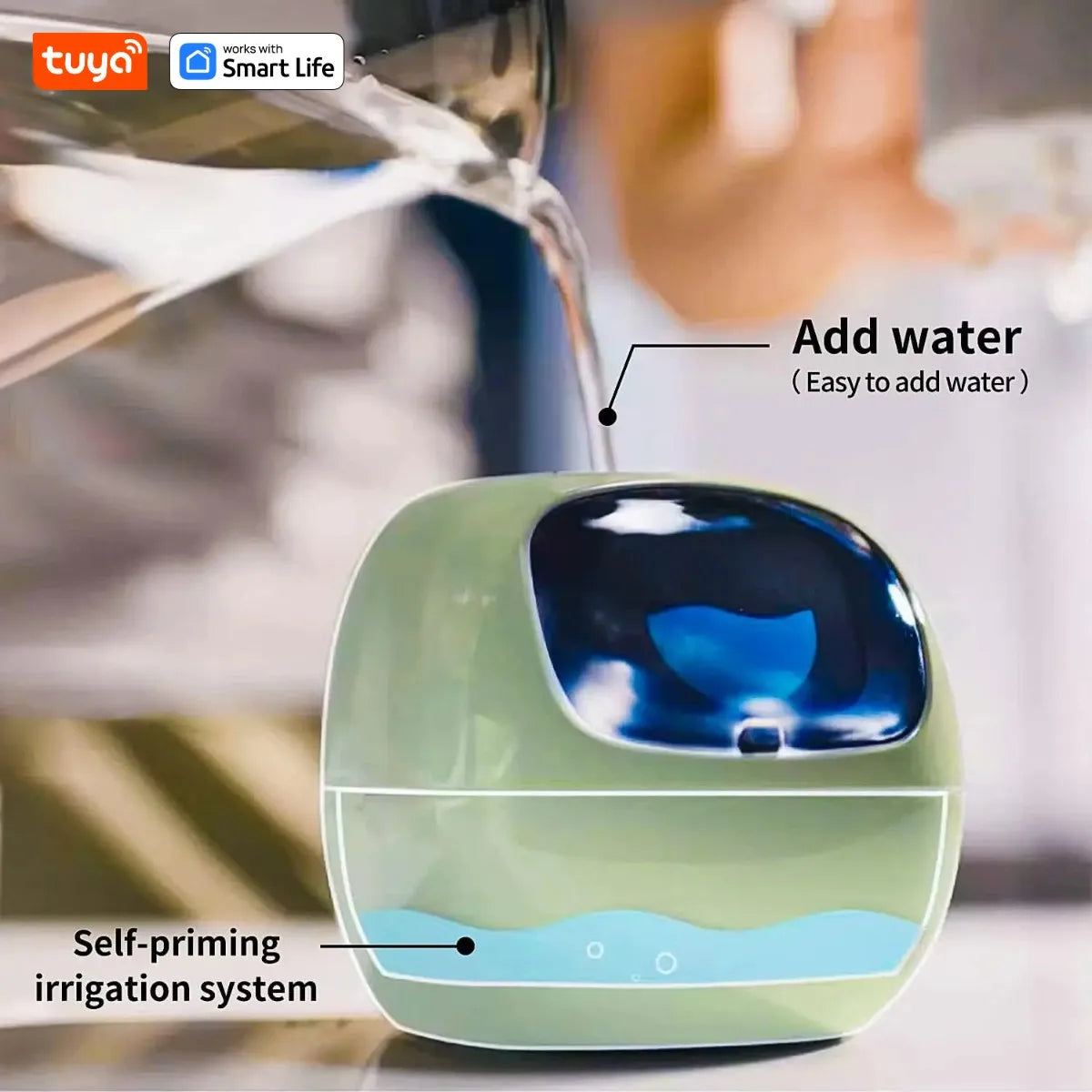 Ivy Tuya Smart Planter – AI Plant Care with Sensors