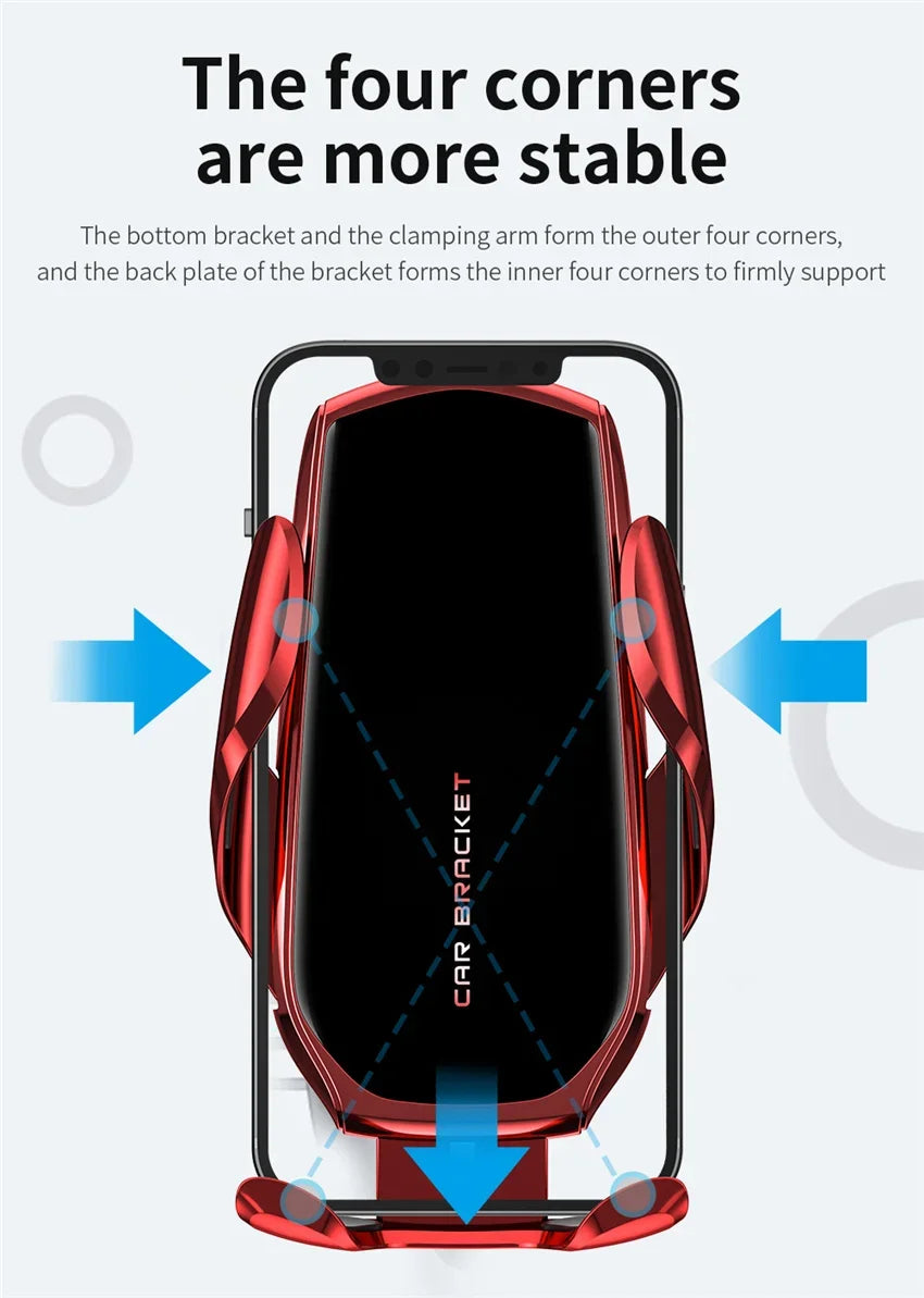 VIKEFON New Mirror Car Mobile Phone Holder Car Navigation Gravity Induction Support Clip-type Air Outlet Vehicle Bracket Mount