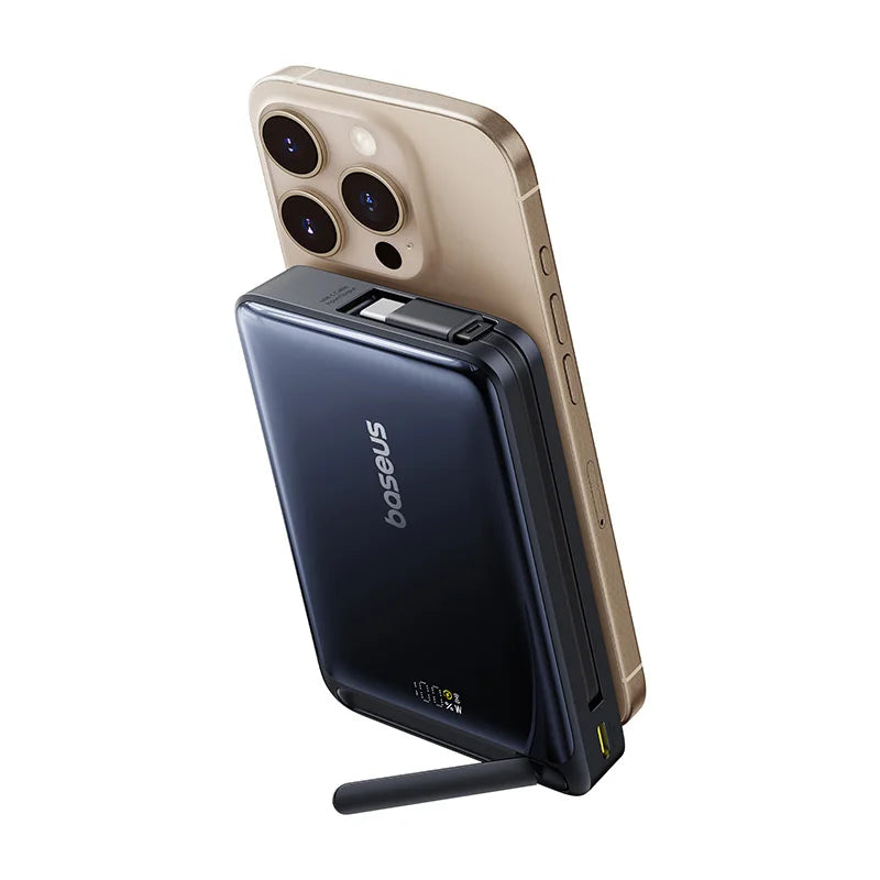 Baseus 45W Magnetic Power Bank – 10,000mAh with Kickstand
