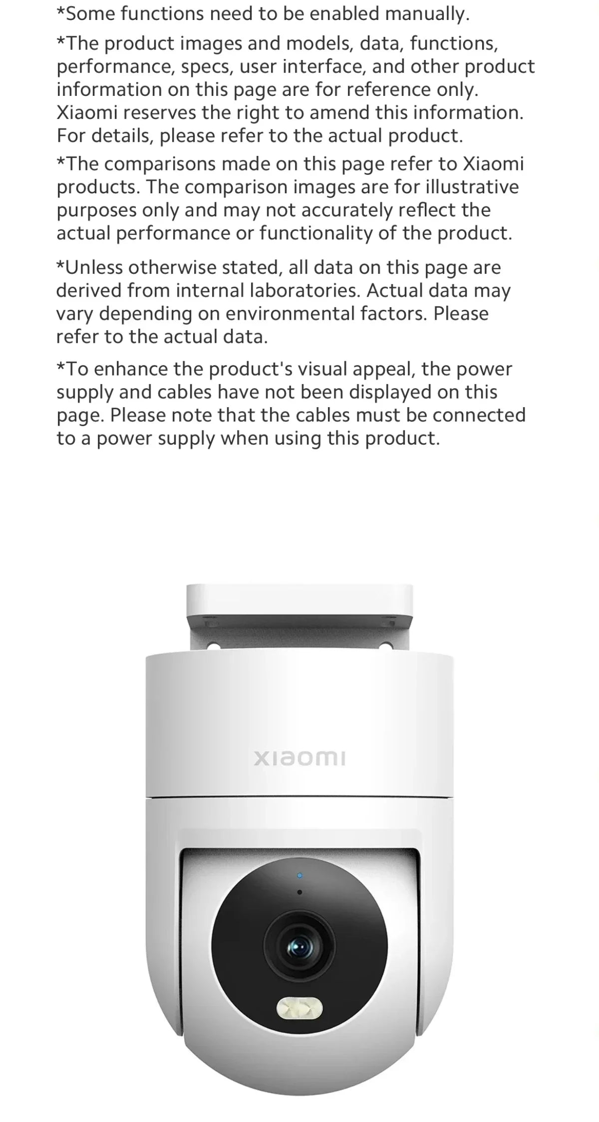 Xiaomi 2.5K HD Security Camera – Outdoor, Full-Color Night Vision, Sound & Light Alarm