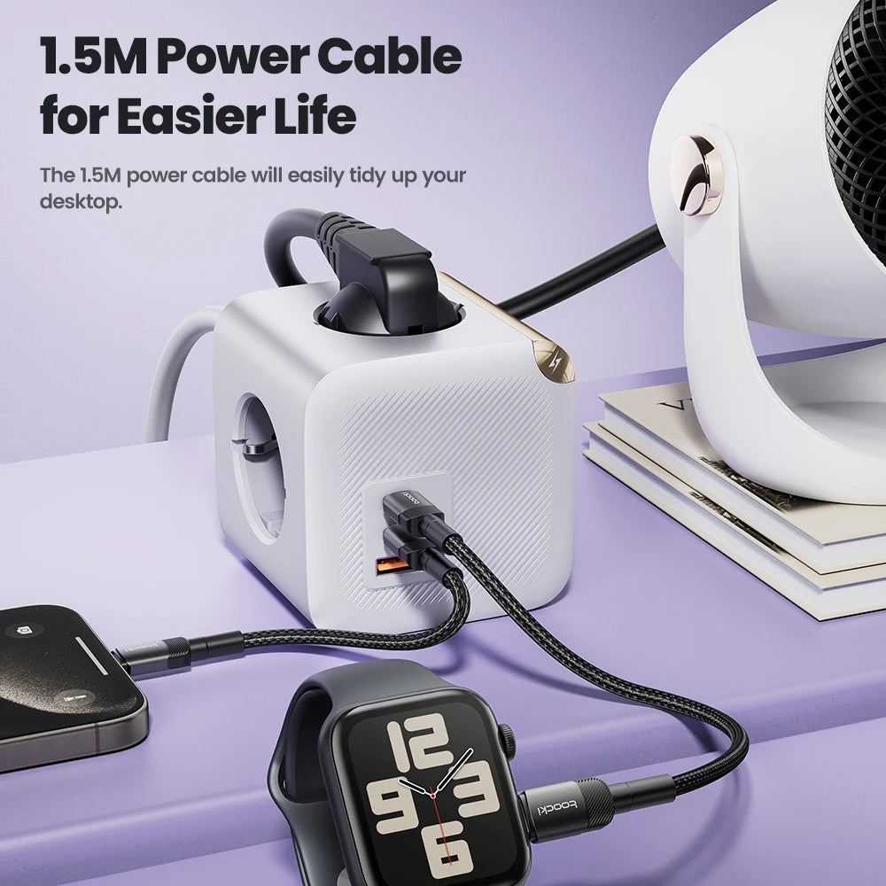 Toocki 33W GaN Fast USB-C Charger – PD Quick Charge for Phones & MacBook