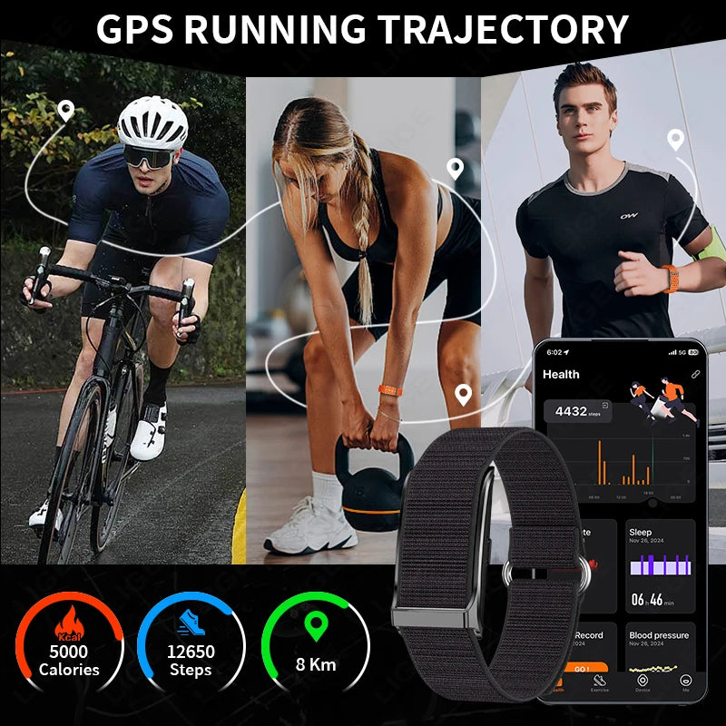 LIGE Smart Watch – Waterproof Fitness Tracker