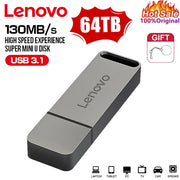Lenovo 64TB USB 3.0 Flash Drive – Waterproof, High-Speed File Transfer