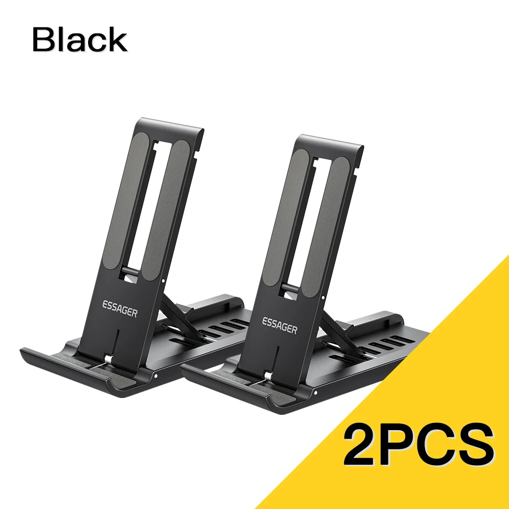 Essager Universal Desktop Mobile Phone Holder Stand For iphone14 13 Pro Max iPad Xiaomi Foldable Desk Bracket Portable Stand New