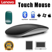 Lenovo Rechargeable Bluetooth Mouse – Silent, Surface Touch, For Laptop & Mac