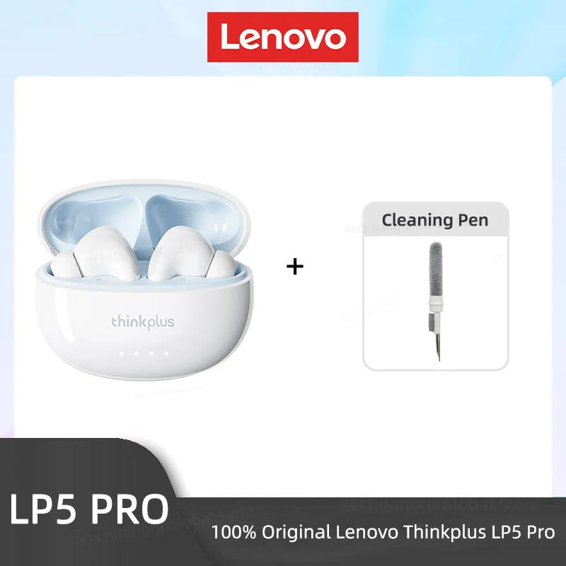 Lenovo LP5 Pro Wireless Earbuds – Bluetooth 5.4, HiFi Stereo Sound & Gaming Mode