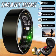 Smart Ring 2025 – Health & Fitness Tracker, Waterproof IP68