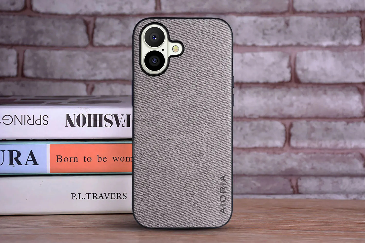 Luxury Textile PU Leather Case for iPhone 17 Series – Slim Shockproof Cover