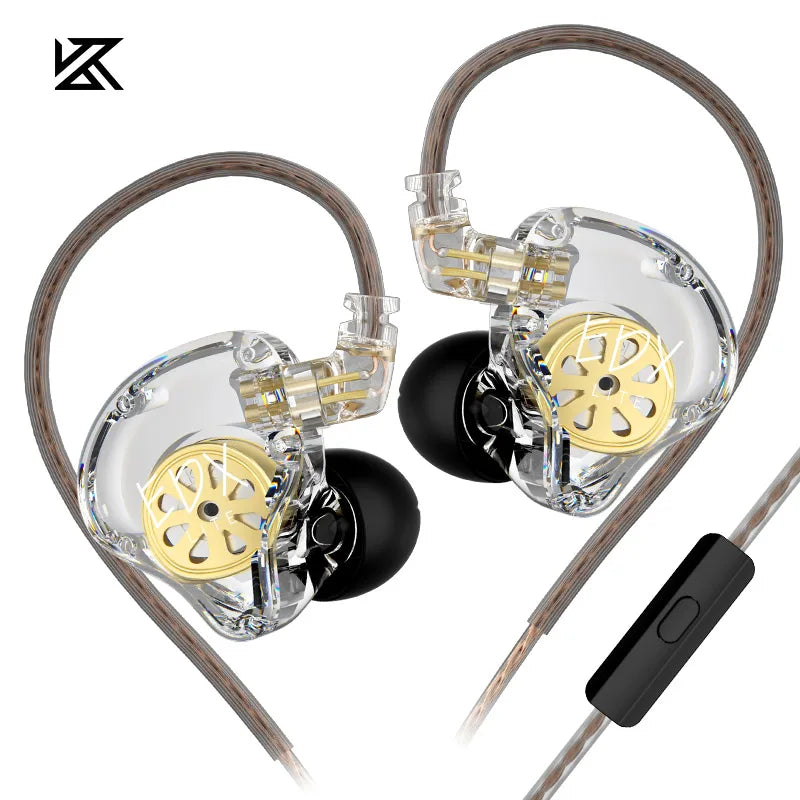 KZ EDX Lite Wired In-Ear Earphones – HiFi Bass Dynamic IEM for Music & Daily Use