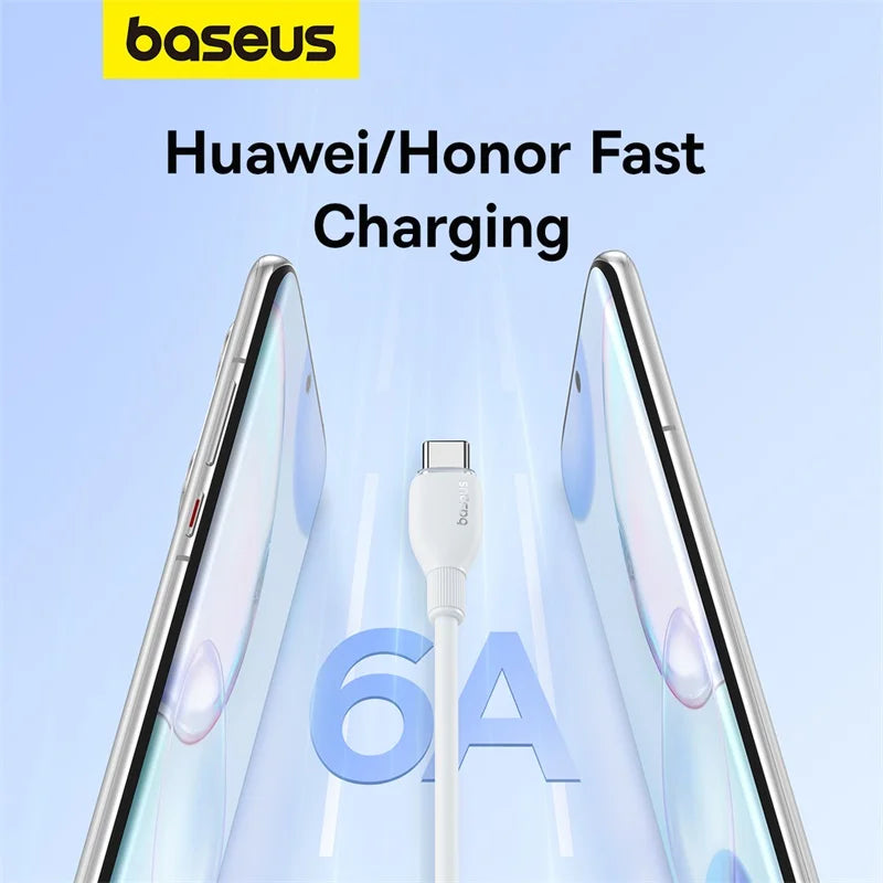 Baseus USB-C Fast Charging Cable – Data Cord for Smartphones