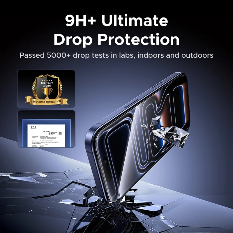 iPhone 17 Pro Max Tempered Glass – UGREEN 2PCS Dust-Free Screen Film