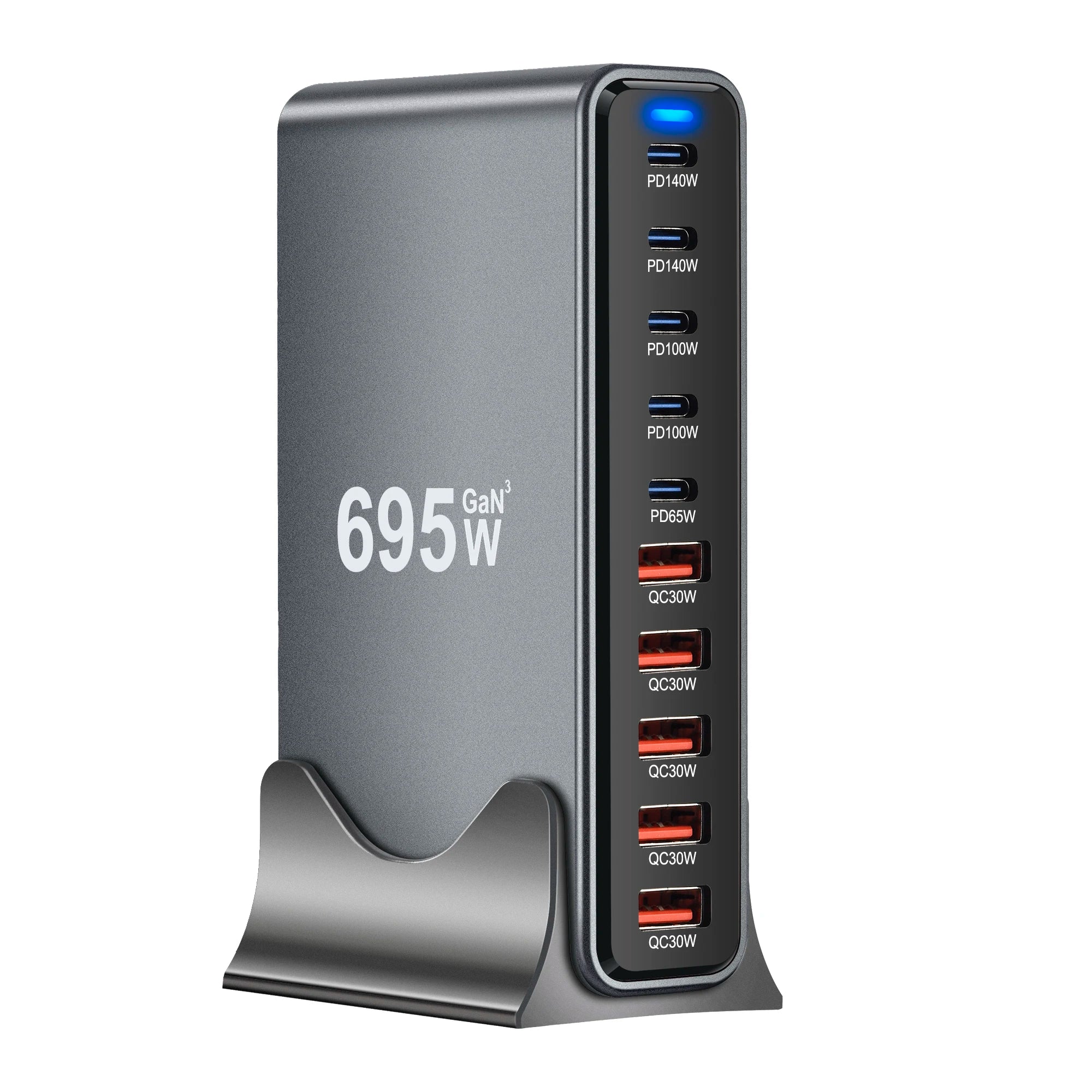 800W GaN Dual USB-C Fast Charger – PD3.1 PPS for Laptop & Multiple Devices