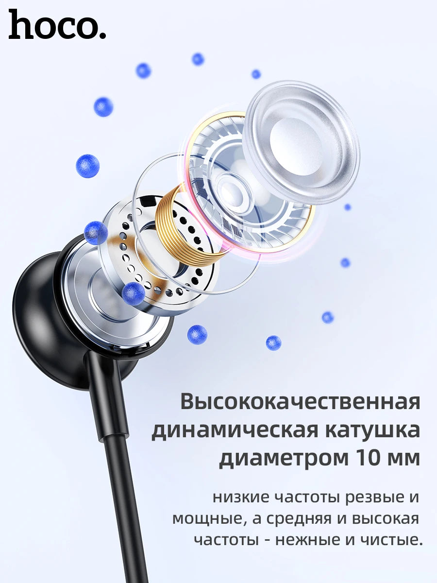 HOCO ES62 Neckband Earphones Bluetooth 5.3 Sport headsets Support TF card playback 120Hours Long battery life For Mobile Phone