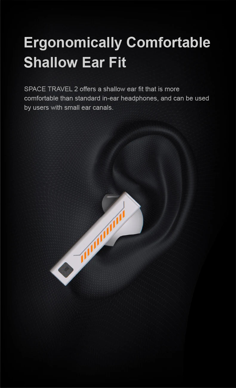 MOONDROP Space Travel 2 TWS Earbuds – ANC, HiFi Sound, Bluetooth 6.0