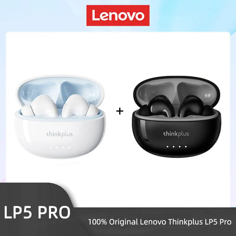 Lenovo LP5 Pro Wireless Earbuds – Bluetooth 5.4, HiFi Stereo Sound & Gaming Mode