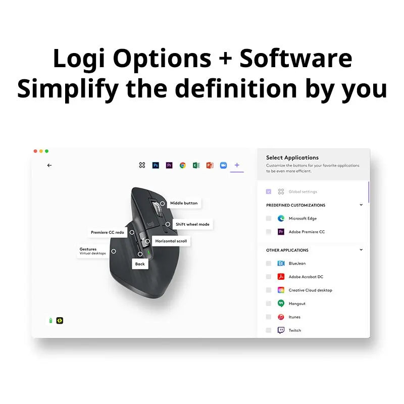 Logitech MX Master 3S Wireless Bluetooth Mouse – Cross-Device