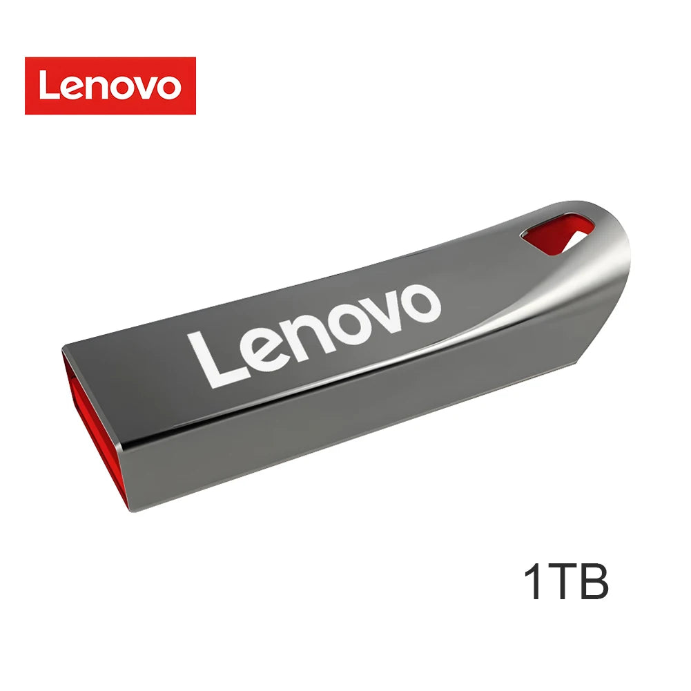 Lenovo USB 3.0 Flash Drive – 2TB/1TB/512GB Waterproof Metal Storage