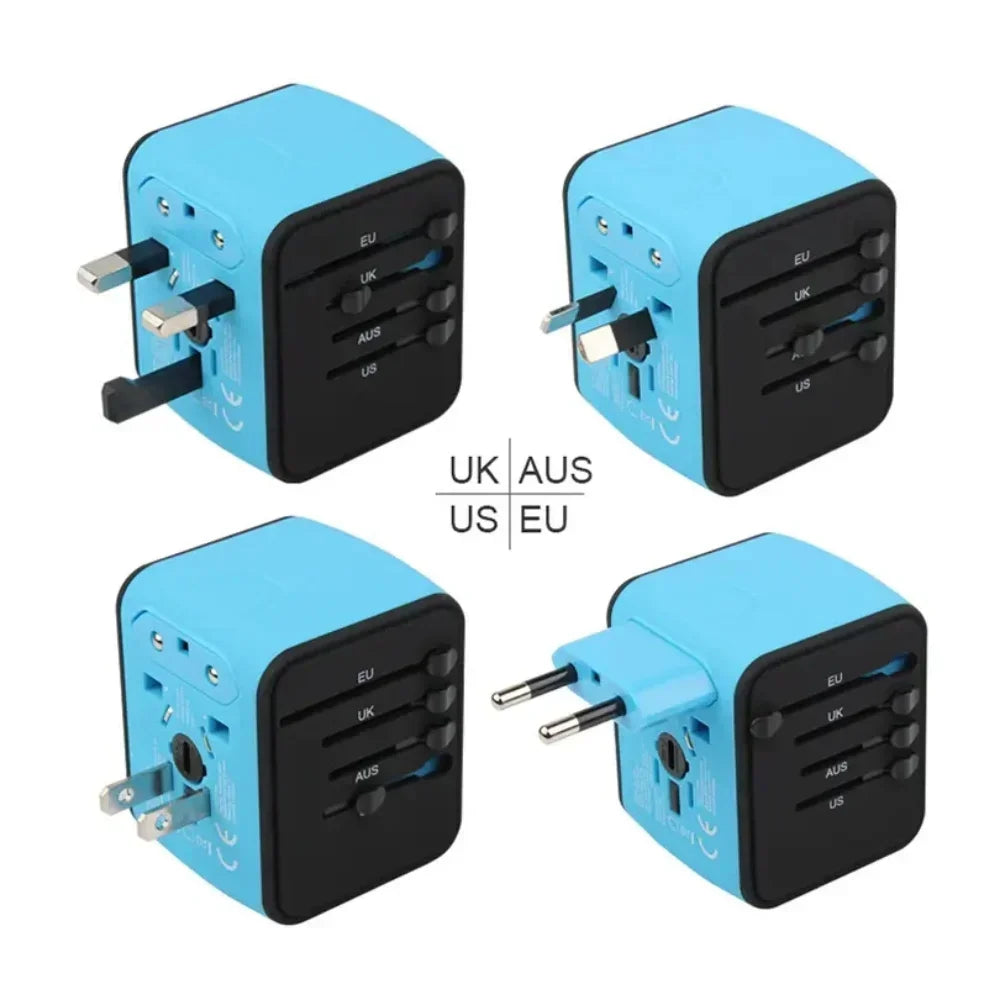 Melery Worldwide Travel Plug Adapter with USB & Type-C