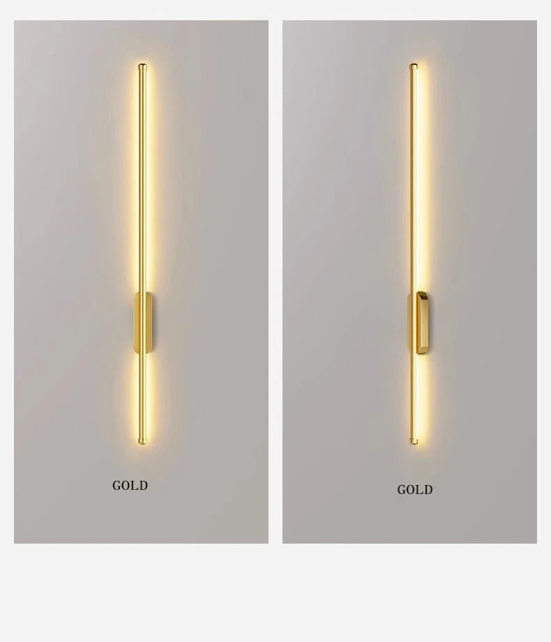 Wall Lamp for Bedroom & Kitchen – Black Gold LED