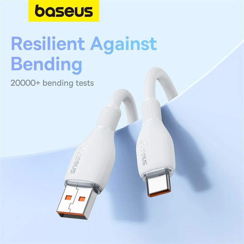 Baseus USB-C Fast Charging Cable – Data Cord for Smartphones