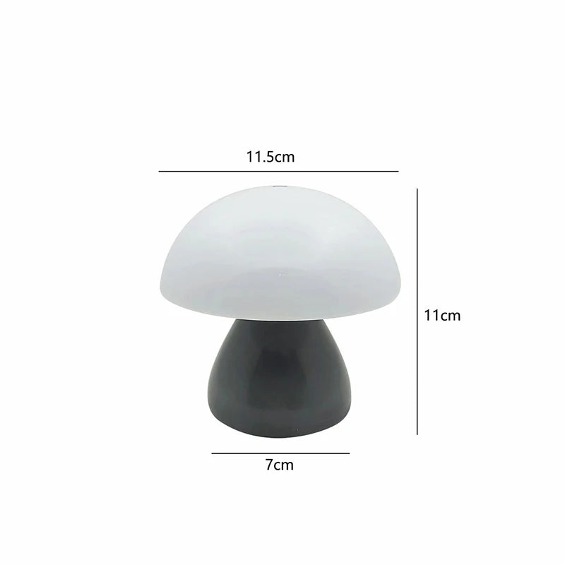 Mushroom LED Night Lamp – Touch & Rechargeable
