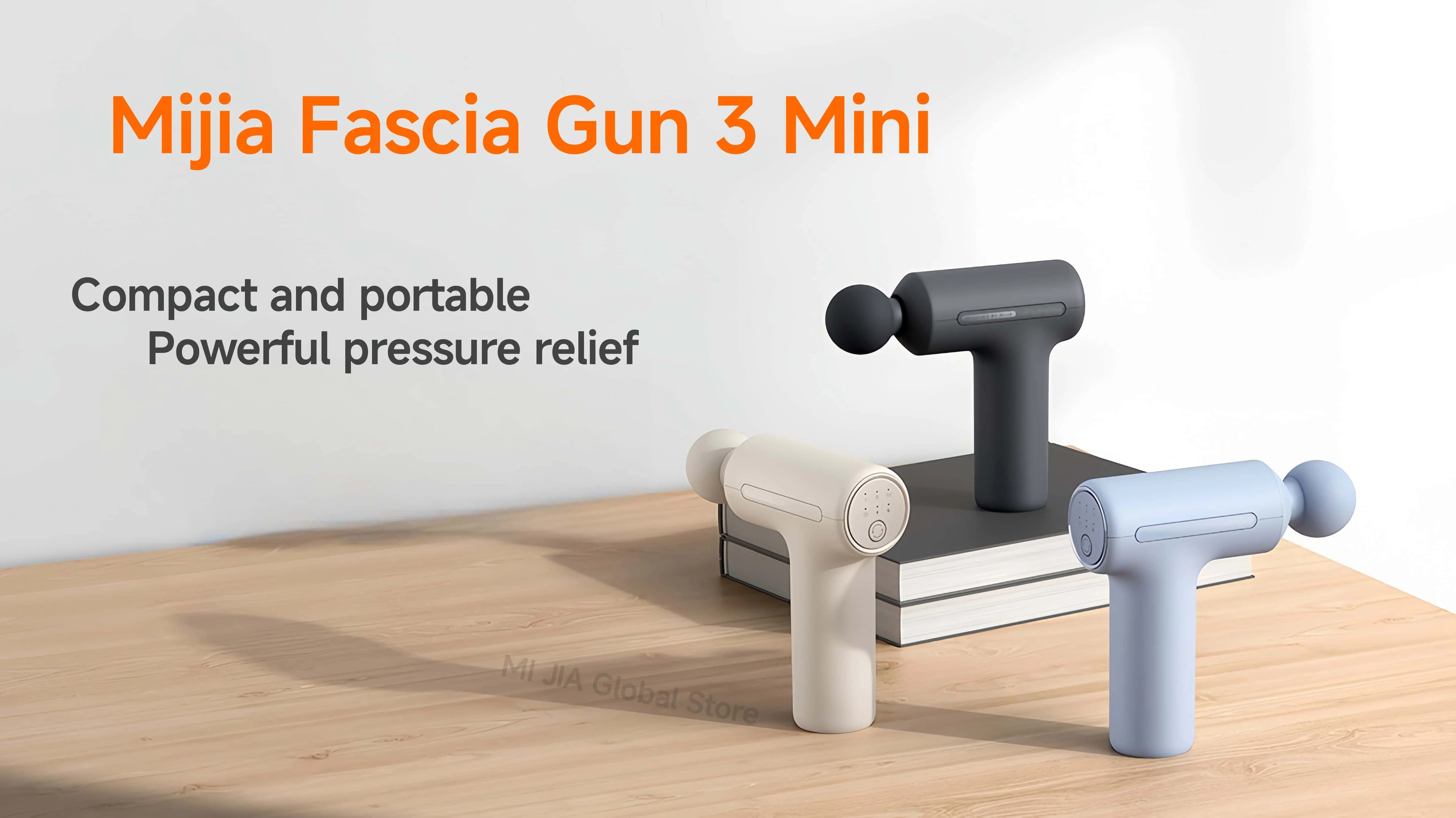 Mijia Mini Fascia Gun 3 – Portable Muscle Massage Gun, 12kg Thrust, Silent Motor
