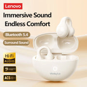 Lenovo LP25 OWS Bluetooth 5.4 Wireless Earphone Long Battery Life Headset Noise Canceling Gaming Headphones HIFI Stereo With Mic