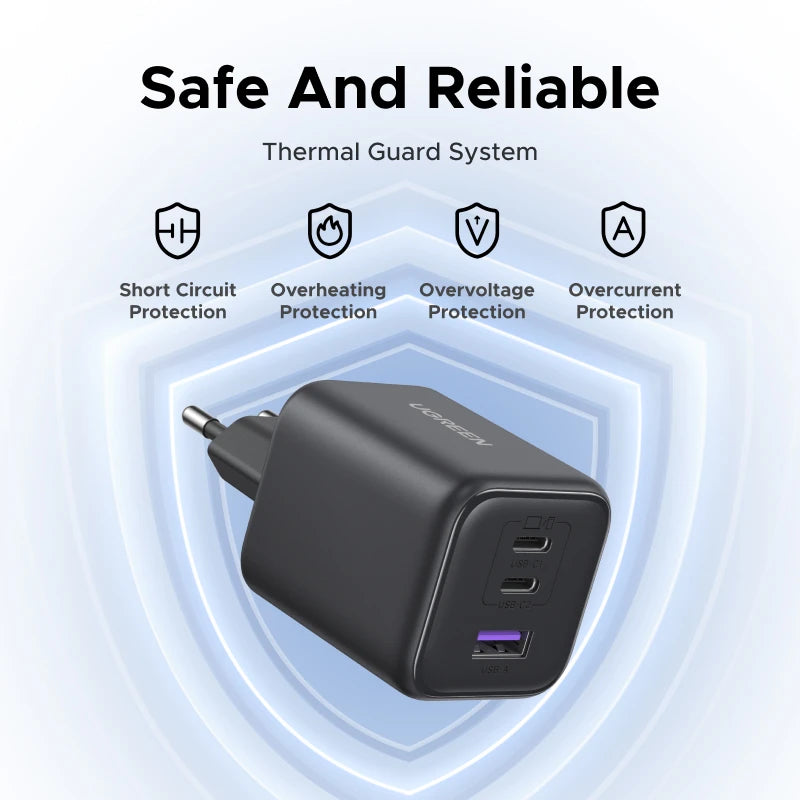 UGREEN 45W GaN USB-C Charger – PD3.0 PPS Fast Charging