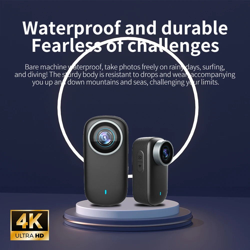 Mini 4K DV Camera – Hotspot, Microphone & 800mAh Battery