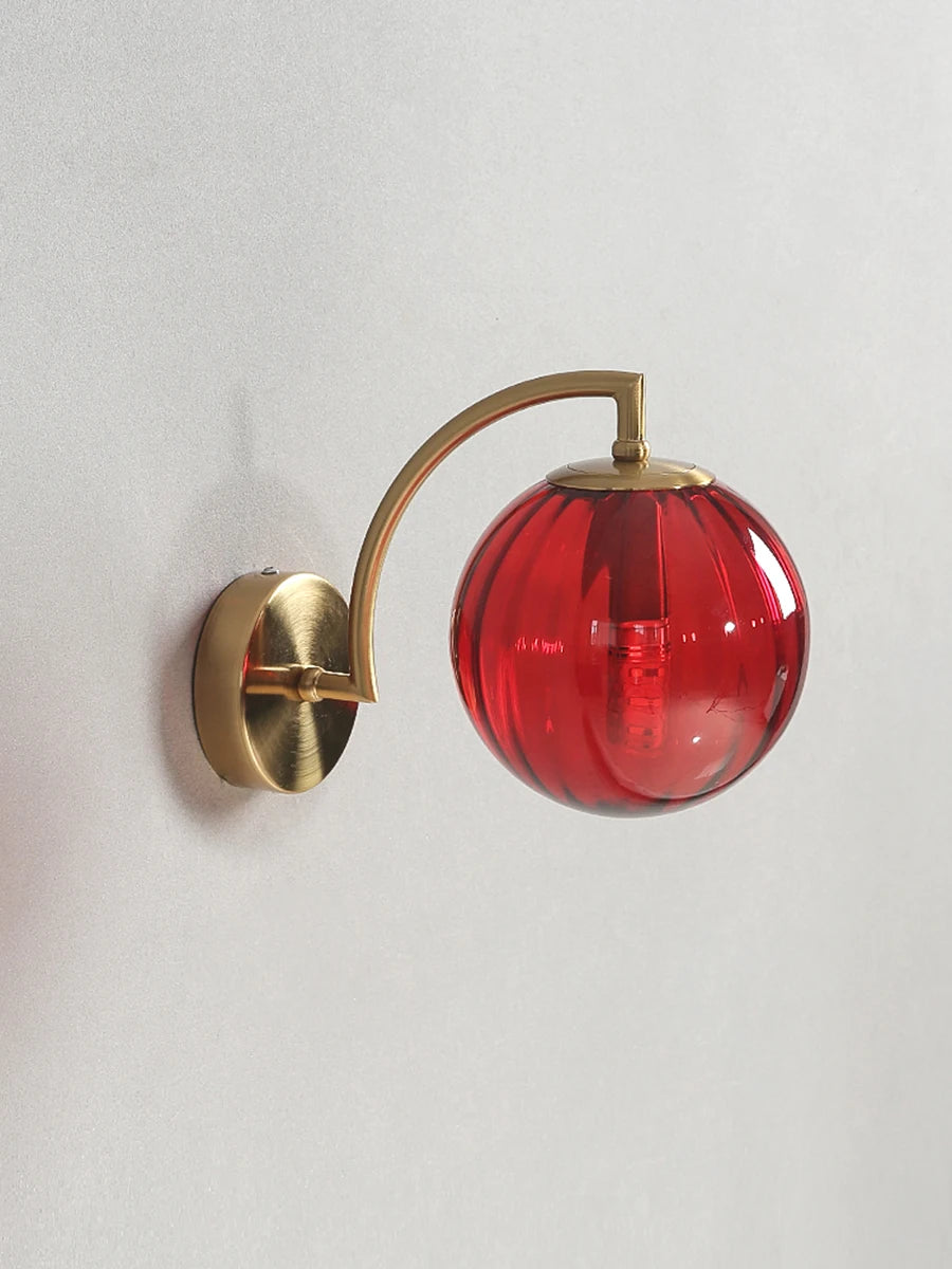 LED Wall Sconce – Minimalist Glass Lamp for Home
