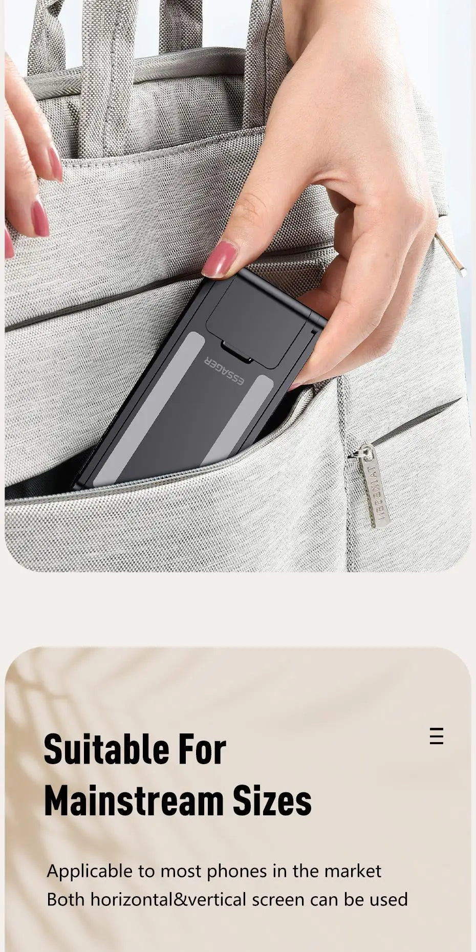 Essager Universal Desktop Mobile Phone Holder Stand For iphone14 13 Pro Max iPad Xiaomi Foldable Desk Bracket Portable Stand New