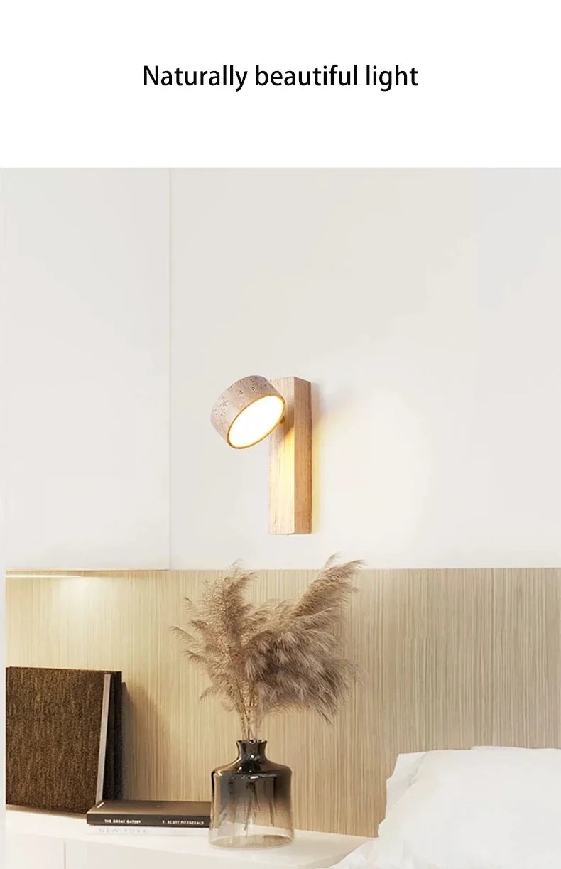 Bedside Wall Lamp – Pull Switch, Soft Down Lighting