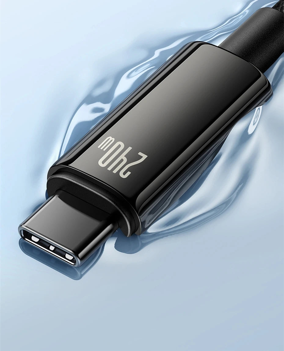 Baseus 240W USB-C Supercharge Cable – Fast Charging for iPhone & MacBook